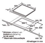 PKE 645R14E - Inox - Vitrokeramische kookplaat - HighSpeed Comfort / Zekerheid - 4 HighSpeed-kookzones - 1 variabele kookzone - Uitbreiding van de kookzone via afzonderlijke sensortoets - Volledig