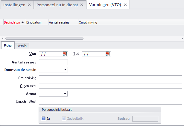 HOOFDSTUK 1. PERSONEEL 41 Na het aanmaken van het document, kunt u de gegevens op het document eventueel nog manueel aanpassen en bewaren. Dit document kan dan afdrukt worden.