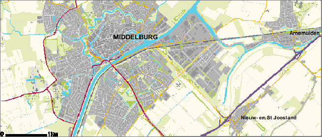 In 1997 kwam de kleine stad Arnemuiden na een herindeling bij de gemeente Middelburg.