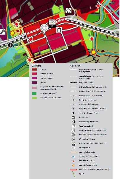 blz. 28 Zuidas in de Structuurvisie Amsterdam, beschikbaar via 2040http://www.amsterdam.nl/wonen-leefomgeving/structuurvisie/ De Zuidas is aangemerkt als metropolitaan kerngebied.