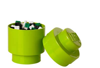 OPBERGBOX BRICK 1 ROND Artikelnummer lime groen: 009977 Consumentenprijs: 11,99 Afmetingen: 12,5 x 12,5 x 18 cm OPBERGBOX BRICK 1 Artikelnummer geel: 400126