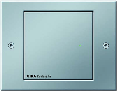 Gira deurcommunicatiesysteem Keyless In Transponder 40 De deur openen met een draadloze sleutel Gira Keyless In Transponder De Gira Keyless In Transponderleeseenheid is voorzien van
