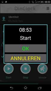 Tijdsbeheer DinClock Mobile Geschikt voor mobiele medewerkers en/of medewerkers die buiten het bedrijf werken. Met DinClock Mobile kunt u badgen vanaf een Android smartphone of een iphone.