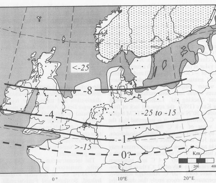 Gemiddelde jaartemperatuur ( ref.