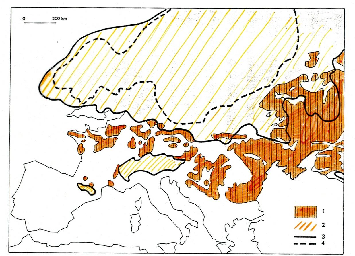 Loess/leem verbreiding in