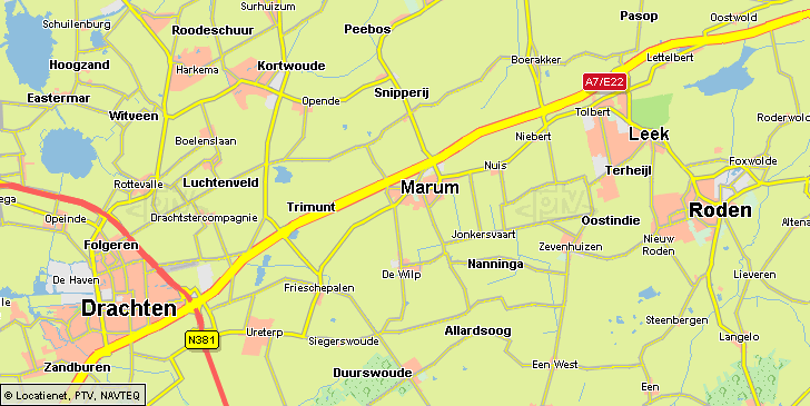 3 Marum en zijn verzorgingsgebied 3.1 Ligging en omvang Marum is de hoofdkern van de gelijknamige gemeente in de provincie Groningen. Het dorp telt ca. 5.700 inwoners, de gemeente ruim 10.