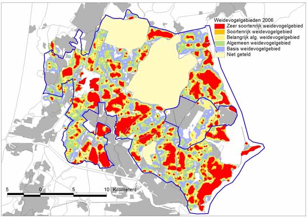 Van de totale oppervlakte cultuurland in Laag Holland is ongeveer 75% in 2006 onderzocht (zie figuur 2.1).