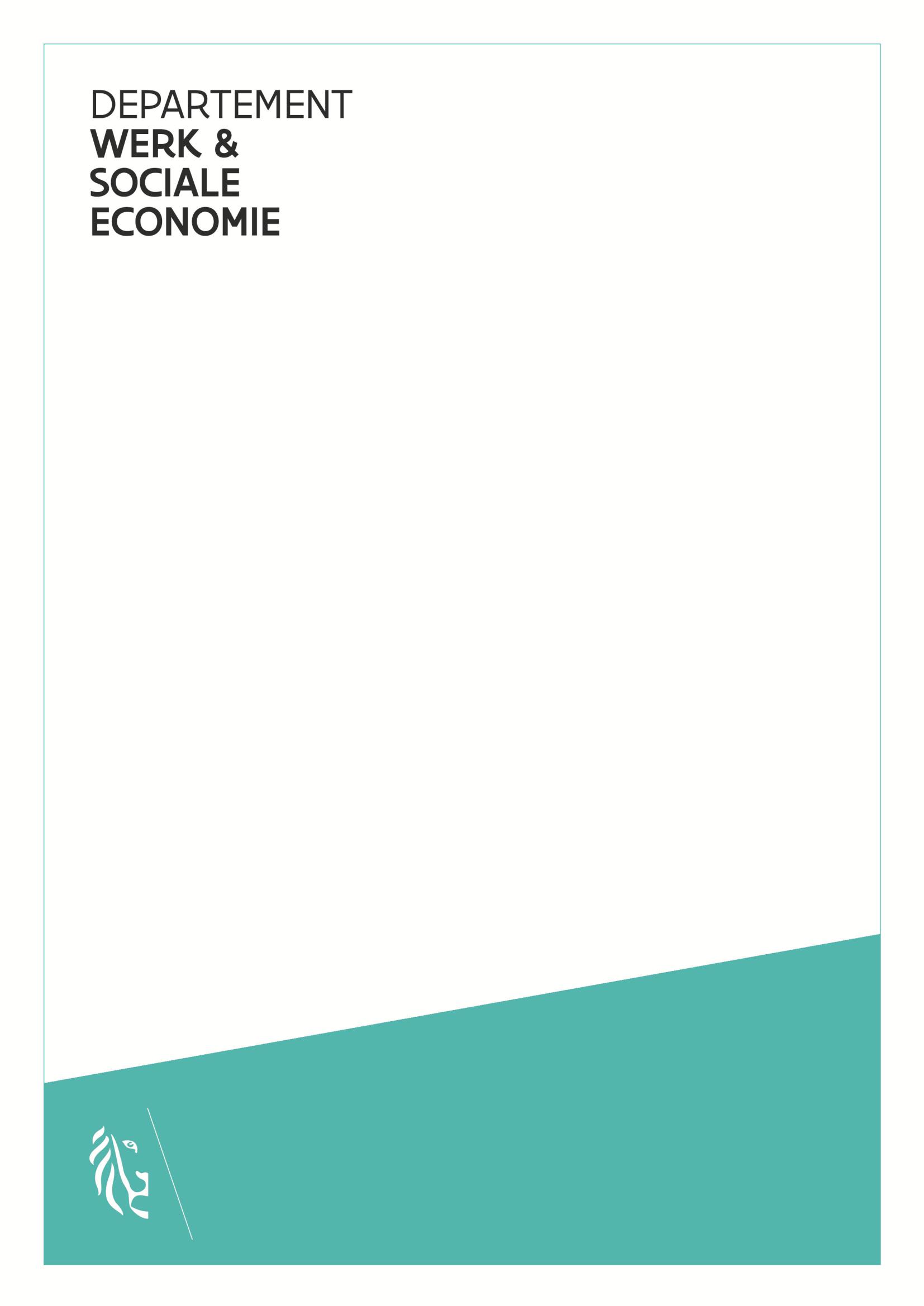 Jaarrapport ervaringsbewijs Departement Werk en Sociale Economie in