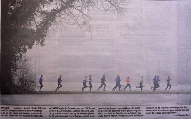 MediaNieuws lopen in de ochtendmist Artikel uit de TC Tubantia van maandag 22 februari KOPIJDATA 2010