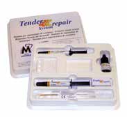 AFWERKEN & POLIJSTEN Micerium Tender Repairkit Kit Bevat: 2,5 ml Tender Bond, 3 gram Tender paste Opaque Light, 3 gram Tender paste Opaque Clear en 1x Enamel Plus M brush.