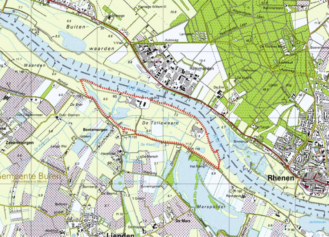 NR-DOC-087-a Inleiding. Kader In 993 en 995 hadden de Rijn en de Maas te kampen met zeer hoge waterstanden.