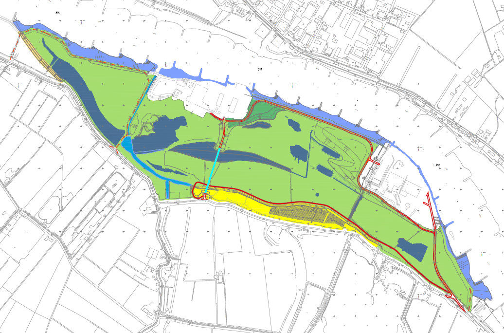 NR-DOC-087-a.3 Gebiedsbeschrijving Het deelgebied De Tollewaard ligt op de zuidelijke oever van de, ten noorden van Lienden en tegenover het dorp Remmerden (Figuur.).