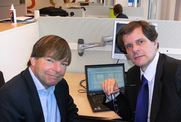 Jos Huigen, Director of Public and Regulatory Affairs, en Nico Baken, visionair, beiden bij KPN: 48 Bij de inrichting van het speelveld voor telecommunicatie zou het niet meer moeten gaan over de