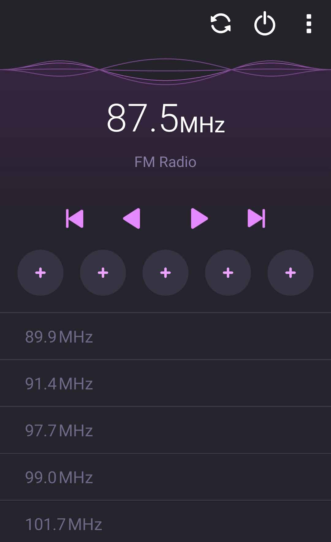 FM-radio Beluister uw favoriete lokale radiozenders met uw ASUS Phone. 1. Connect the bundled headset with your ASUS Phone. 2. Tik op > FM Radio.