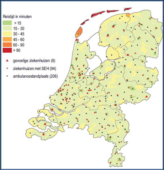 weel- Bethesda) Dit betekent dat deze locaties meegenomen dienen te worden in de scenario s, om zo de bereikbaarheid voor de