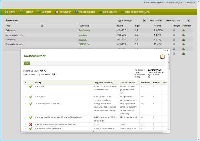 Quayn Portal cursistenportal waar