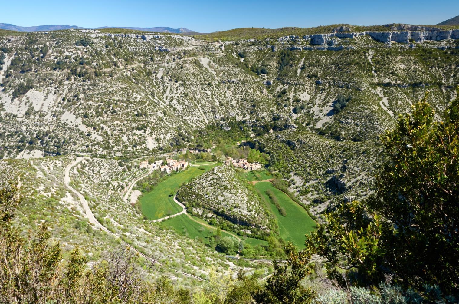 De Cirque de Navacelles, een hoogtepunt van deze wandeling.