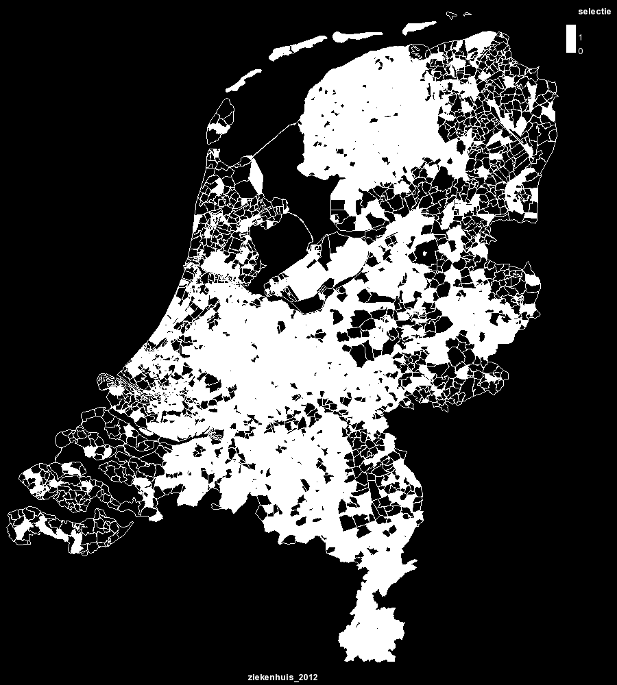 Bijlage 4 Regio afbakening Definitie: Voor de regio afbakening is marktaandeel gedefinieerd als het aantal patiënten dat zorg ontvangt bij de betrokken aanbieders ten opzichte van het totaal aantal