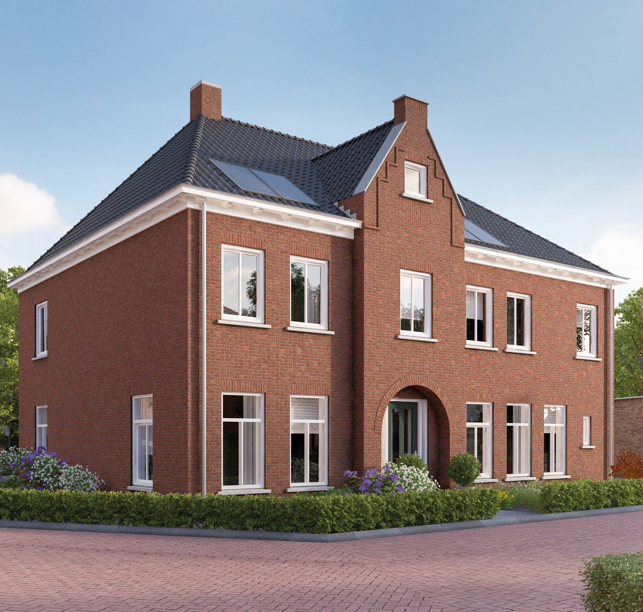 Type T J Bouwnummers 22 en 23 De sfeer van een karakteristiek huis met het comfort van nu Deze succesvolle 2 onder 1 kapwoningen uit de eerste fase van bouwveld A, zijn een echte blikvanger.