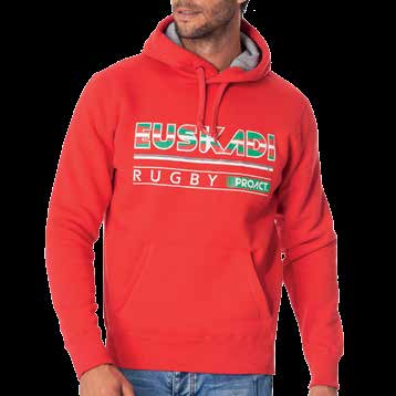 PA320 360 g/m 2 PA321 360 g/m 2 XS S M L XL XXL 3XL 4XL HOODED SWEATER FRANCE 80% katoen / 20% polyester. Binnenkant geborsteld en voorgekrompen. Gewassen met sillicone. Nektape in contrastkleur.