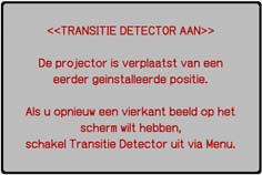 OPT. Menu OPT. Menu (vervolg) Item VEILIGHEID 4. De Transitiedetectorfunctie gebruiken 4.