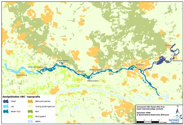 - Visplan Neder Rijn Plus, oktober 2012 - Door het wegbaggeren van zandbanken en de aanleg van kribben werd de rivier beteugeld, de riviermeandering werd stopgezet.