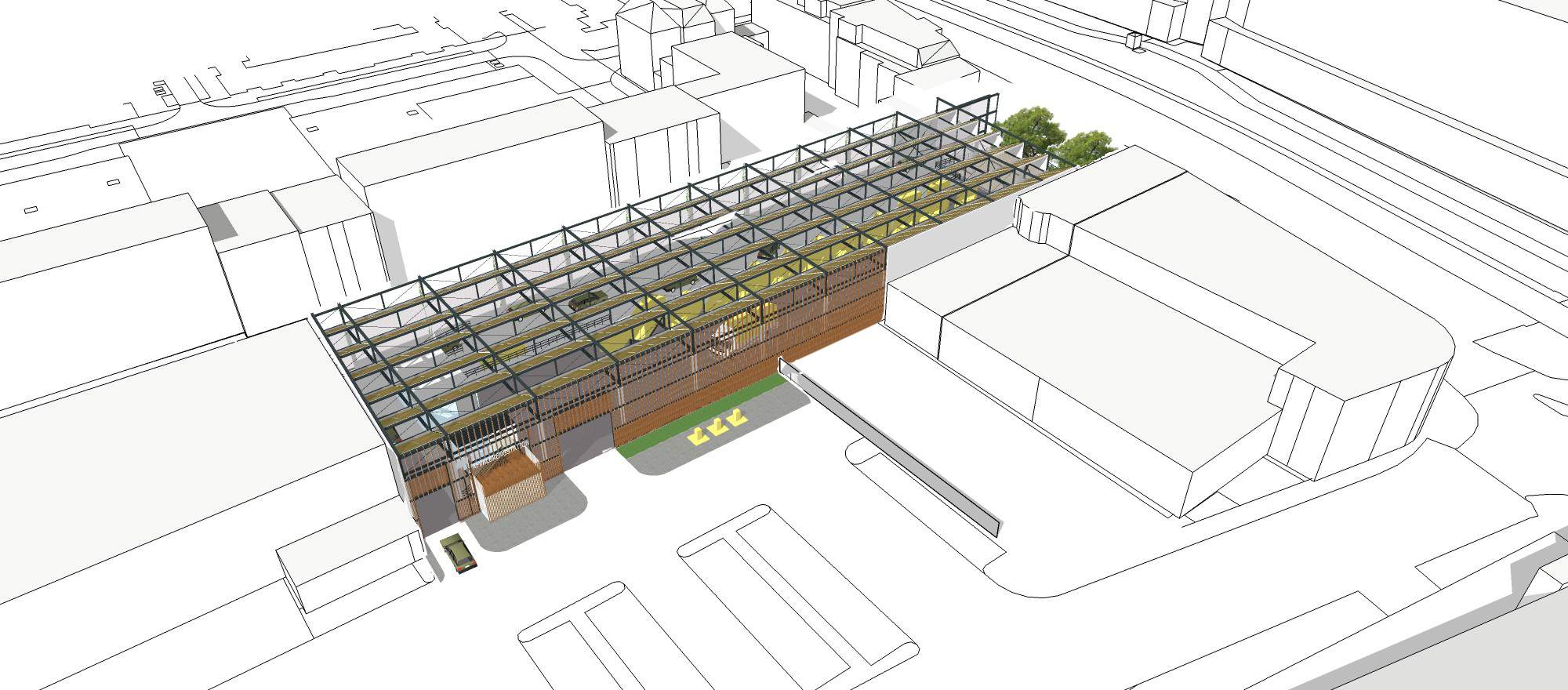 3D model Inpassing in de omgeving - zicht