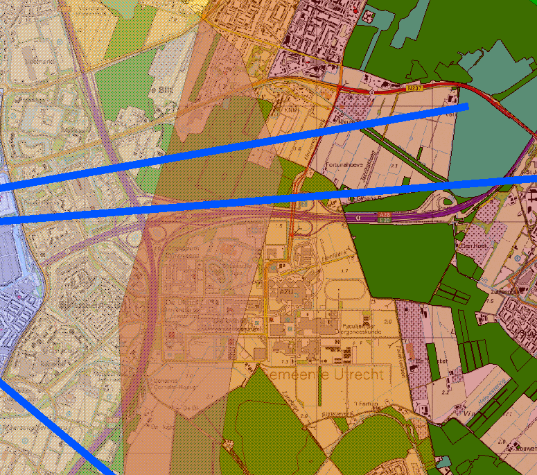 Unesco Ecologische Hoofdstructuur (EHS) Zichtlijn op de Dom Belvedere gebied en Nationaal landschap; Nieuwe Hollandse Waterlinie Ecologische Hoofdstructuur (EHS) Figuur 22: Landschappen in en rond