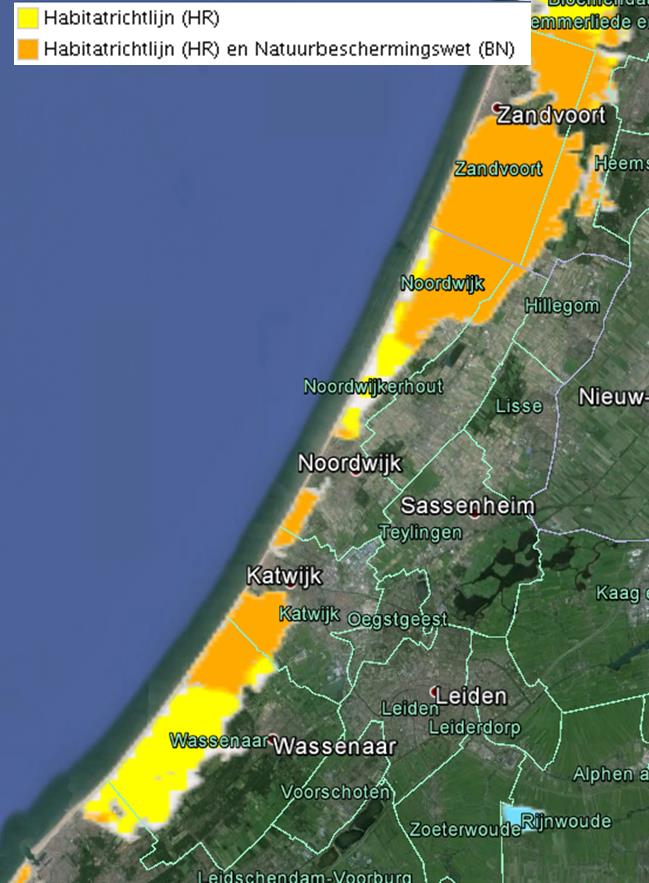 Tabel 6.4 Strandbreedte Rijnland Gemiddelde strandbreedte en ontwikkeling in meters Gemiddelde breedte recreatief strand Zandvoort: 40.5 Noordwijk: 45.3 Katwijk: 46.3 Wassenaar: 46.