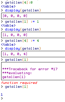 Zelf functies definiëren Oefening 5.Schrijf een expressie die om je naam vraagt en je vervolgens verwelkomt. { display( Wat is je naam? ); naam : accept(); display( Welkom, + naam +. ) } Oefening 6.