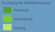 Huidige situatie en autonome ontwikkeling Figuur. Ligging van de Ecologische Hoofdstructuur, ter hoogte van het plangebied Oosterwold (bron www.flevoland.nl).