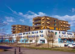 Zorg en voorzieningen Nieuwbouw 3e fase woonservicegebied bij de Regenboog- WoonArk 2 appartementsgebouwen aan de Lijzijde (50 appartementen).