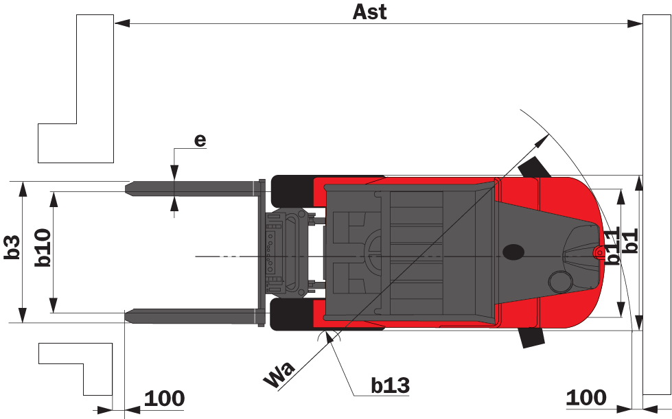 AFMETINGEN MASTUITVOERINGEN en restcapaciteiten MSI 40 T CDG 500 mm DVT30 DVT33 DVT35 DVT37 DVT40 DVT45 DVT50 DLL30 DLL33 DLL35 DLL37 DLL40 mm 3000 3300 3500 3700 4000 4500 5000 3000 3300 3500 3700