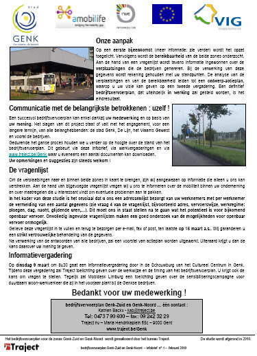 Nieuwsbrief www.traject.