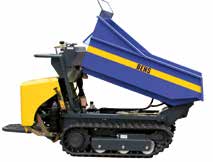 Rupsdumper: 0,5 m 3 90,- p.d. 360,- Eigen gewicht: 0,43 ton Vermogen: 6 pk Breedte: 80 cm Hoogte: 113 cm 72,- 90,- Rupsdumpers met laadvermogens van 0,4 m 3 tot 10,5 m 3 beschikbaar.