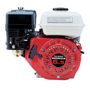 3.2 Motor De motor van de is een Honda GX-200 Dit is een viertakt motor met een inhoud van 200cc met bovenliggende kleppen En een vermogen van 4,8 Kw wat overeenkomt met 6,5 Pk Luchtfilter