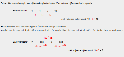 Voorbeeldvragen Er volgen nu 2 sets van drie voorbeeldvragen.