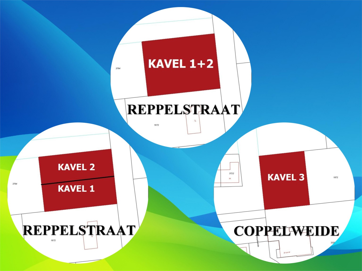 BOUWKAVELS REPPELVELD, ROGGEL UNIEKE KANS OM UW EIGEN DROOMHUIS TE REALISEREN IN EEN RUIMTELIJKE, SPEELSE EN GROENE LEEFOMGEVING MET EEN DORPS KARAKTER.