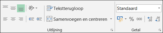 Optellen + Aftrekken - Vermenigvuldigen * Delen / In de formulebalk staat de formule. In de cel staat het antwoord (resultaat) van de formule.