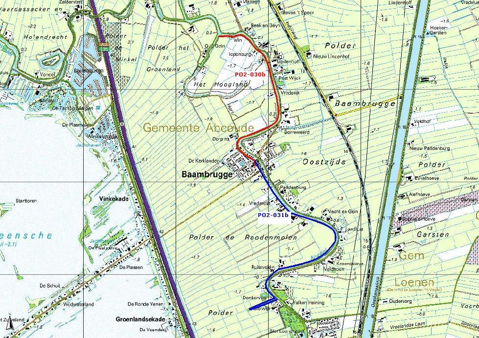 Hoogheemraadschap Amstel, Gooi en Vecht Notitie 1 Inleiding Datum 17 november 2015 De dijk langs de westkant van de Angstel is op het traject tussen de Molen t Hoog en Groenland tot voorbij de