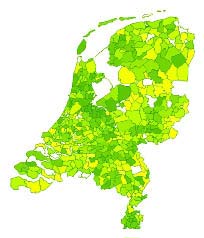 Hoofdstuk 1 Cultuur en Economie 14 Figuur 1.4 Regionale verdeling creatie als percentage van de totale werkgelegenheid Bron: Poort, Marlet, Van Woerkens, 2005; o.b.v. Lisa De creatieve sector is het grootst in de Randstad.