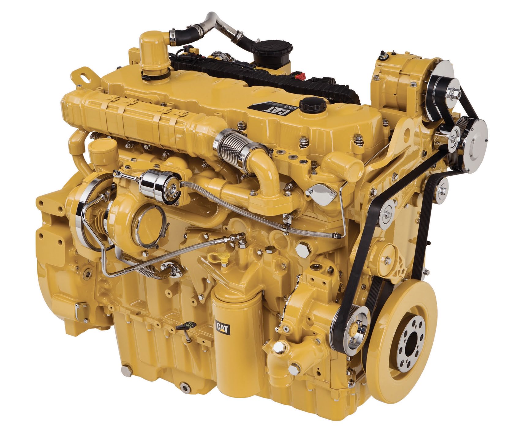 De Cat C9.3 ACERT Stage IIIB motor is vervaardigd om de hele dag aan uw hoge eisen te voldoen.
