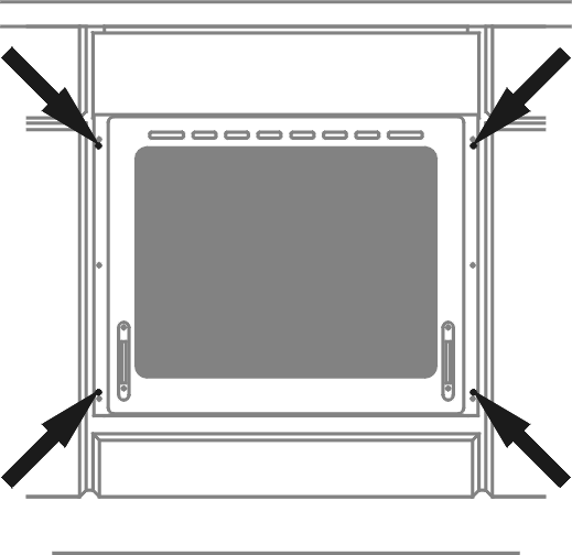 INSTALLATIE Montage van de oven: bereid de montageopening voor de oven voor in het meubel volgens de afmetingen die op de figuur aangeduid zijn (fig.