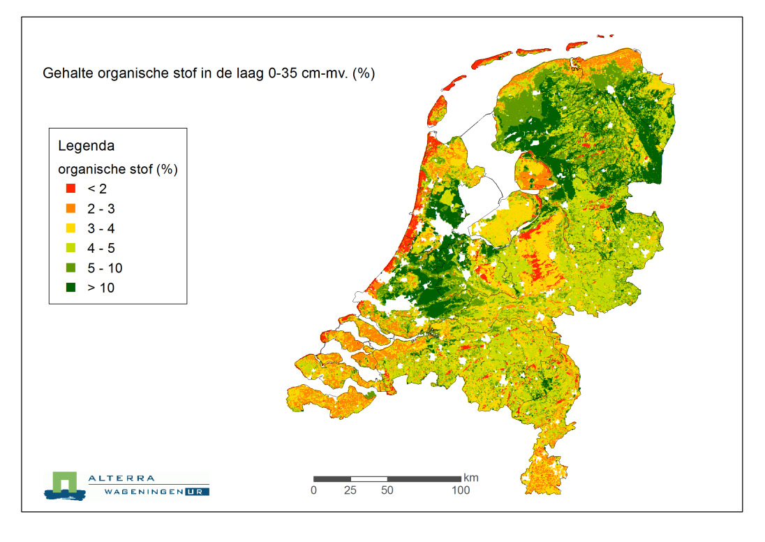 STONE Organische stofkaart in