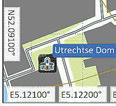 hoofdstuk 13 / wegen op de kaart 13 graden: hddd.dddddº (Utrechtse Dom: N 52.09058, E 5.12100) graden en minuten hdddºmm.mmm (Dom: N525.435, E57.26) graden, minuten en seconden hdddºmm ss.