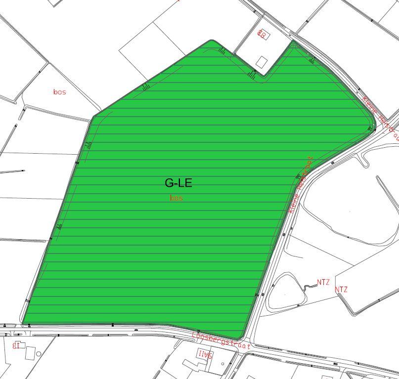 De bestemming van dit perceel wordt dan ook in overeenstemming gebracht met het oude bestemmingsplan en krijgt de bestemming 'Groen Landschapselement'.