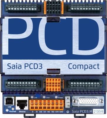 89 6.5 PROGRAMMABLE LOGIC CONTROLLER (PLC) Analoge uitgang: P verbruik RS-232 communicatie blok SOC opvragen Frequentie verzenden Figuur 100: Saia PCD3 Compact [44] Als kloppend hart van dit