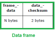 80 De header checksum zal bestaan uit de bytes vanaf de frame_flags tot de data_length.