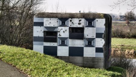 4 Beschrijving van het object 4.1 Brugkazemat Grave Zuid Brugkazemat Grave Zuid, die behoort tot het type B werd in 1936 gebouwd naar ontwerp van de Dienst der Genie in Nijmegen.