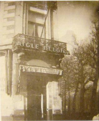 Café De Kassei Coupure De Rozemarijnbrug De klok van de Gentse uitvinder Nolet die een octrooi aanvroeg in 1853. De moederklok bevond zich in het belfort.